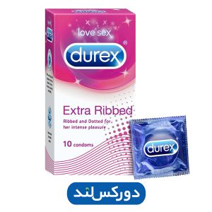 کاندوم نازک دانه دار و شیاردار دورکس مدل EXTRA Ribbed